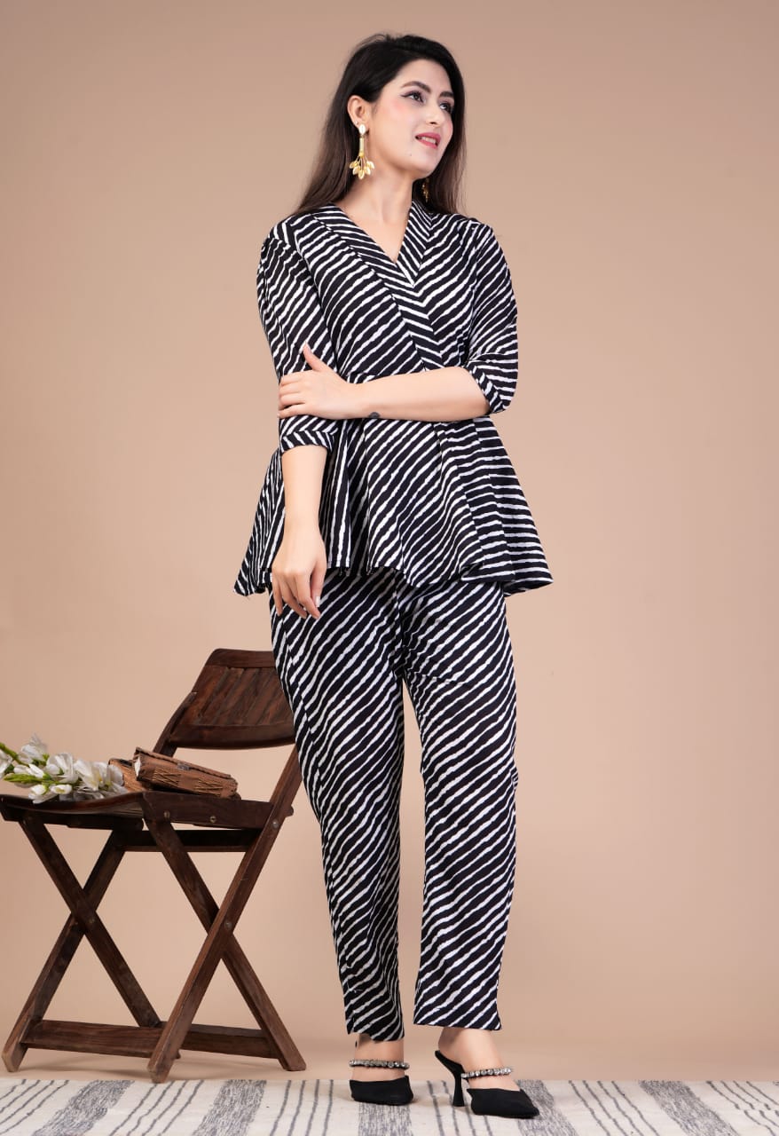 Ff John Cord Vol  Printed Top With Pant Catalog